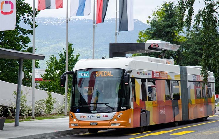ABB suministra sistemas de carga ultrarrápida para buses eléctricos en Suiza