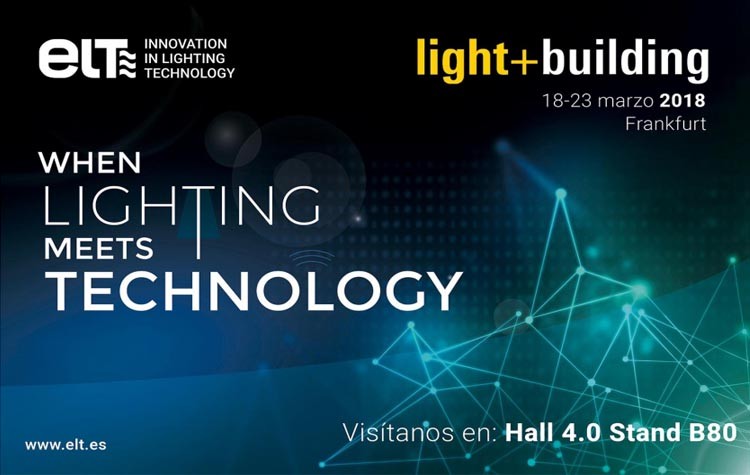 ELT vuelve a asistir a la feria Light+Building